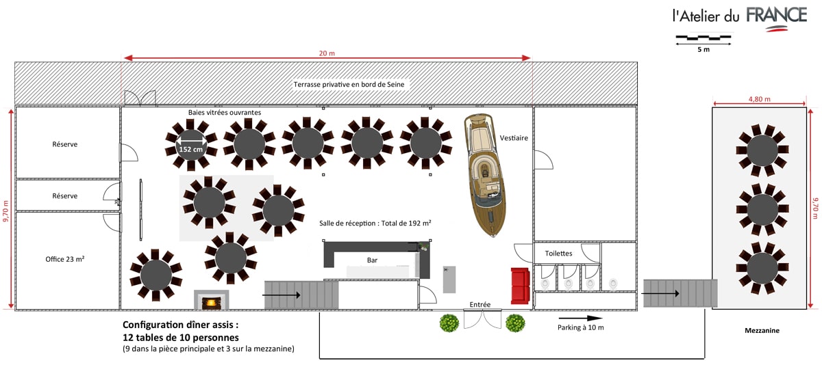 diner bateau paris - Atelier du France