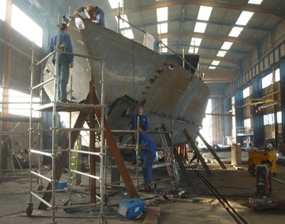 construction du clipper yacht parisien