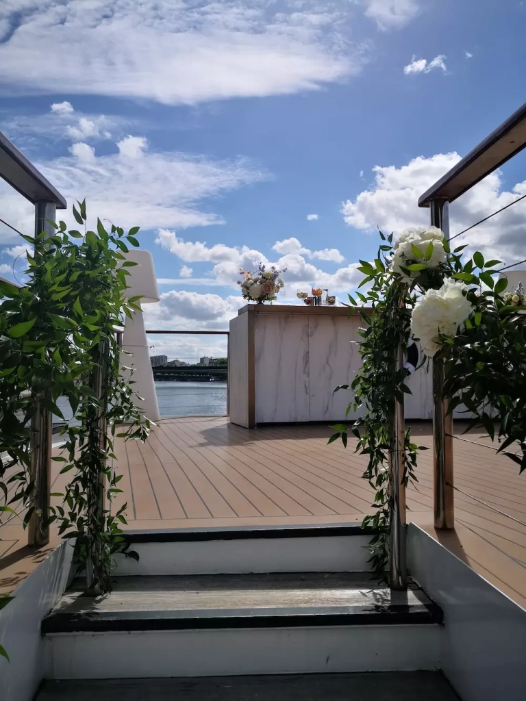 louer bateau mariage paris